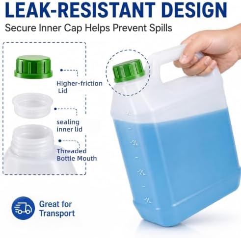 2 Pack 1 Gallon Graduated Jugs