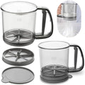 Flour Sifter for Baking, Double layer Flour Sieve