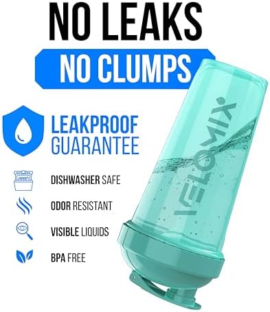 VELOMIX 2 Pack 28oz Protein Shaker Bottle