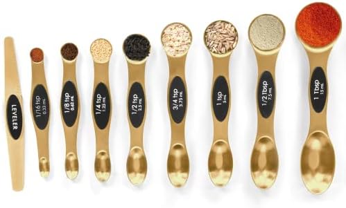 Magnetic Measuring Spoons Set Stainless Steel