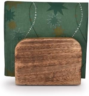 Samhita Burning Finish Mango Wood Napkin Holders