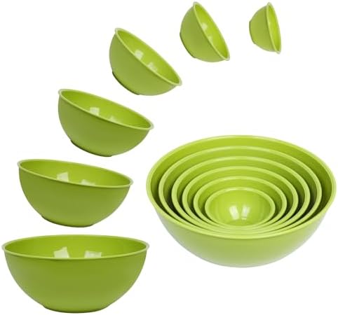BoxedHome BPA Free Plastic Round Mixing Bowl