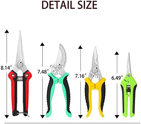 5‑Piece Garden Pruning Shears Set