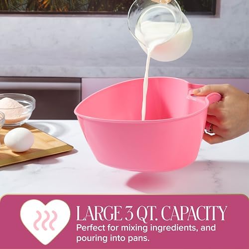 Paris Hilton Heart Bowl & Colander Set, Nesting 2-Piece Design