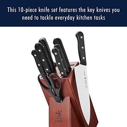 Henckels Solution 10-Pc Knife Set, Razor-Sharp, German Engineered