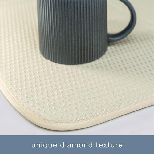 S&T INC. Dish Drying Mat, Diamond Texture