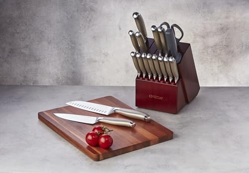 Oneida Preferred Stainless Steel Kitchen Cutlery Set – 18 Piece Complete Knife