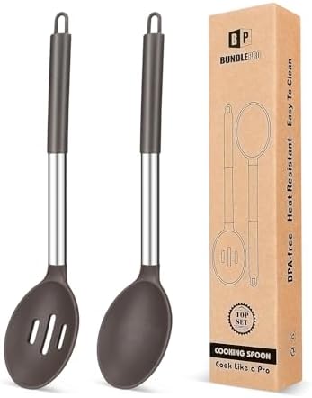 BUNDLEPRO Silicone Cooking Spoons