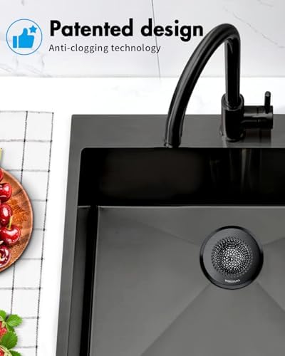 Kitchen Sink Drain Strainer, Patented Reversible Chain Mesh Basket