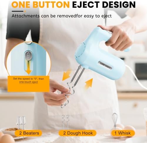 Lord Eagle 5-Speed Hand Mixer Electric
