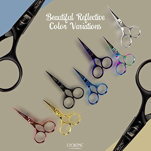 O'Creme Chef Scissors All Stainless Steel Garnishing Snips Purple