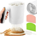 Electric Flour Sifter for Baking, 4 Cup Battery Operated Flours Sieve Cup