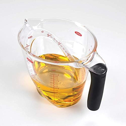 OXO 1 Litre Angled Measuring Jug, Transparent