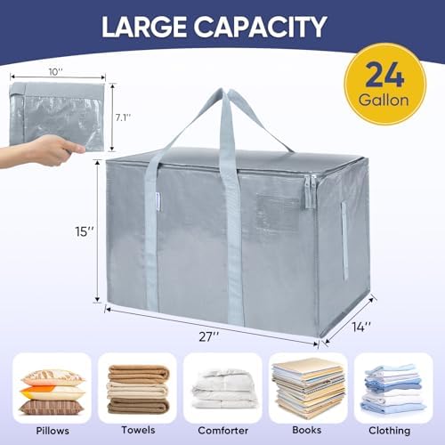 TICONN 6 Pack Extra Large Moving Bags Heavy Duty