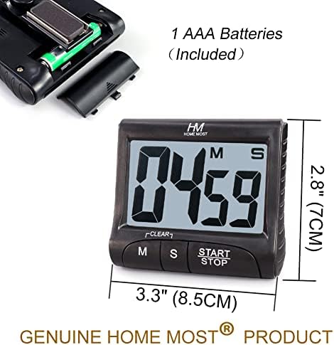 2-Pack Large Display Kitchen Timer