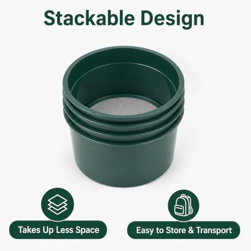 SE 5.5 Inch Mini Stackable Classifier Gold Prospecting Pan