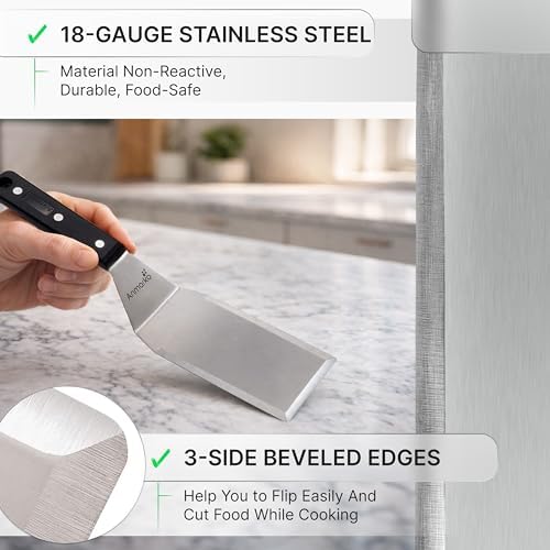 Stainless Steel Spatula Set