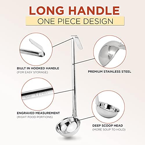 Fit Meal Prep Stainless Steel Soup Ladle