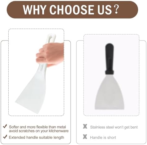 LRui Kitchen Professional Pizza Dough Scraper dough spatula, plastic flexible