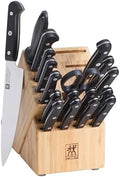 ZWILLING Gourmet 19-Piece Razor-Sharp German Knife Block Set, Made in