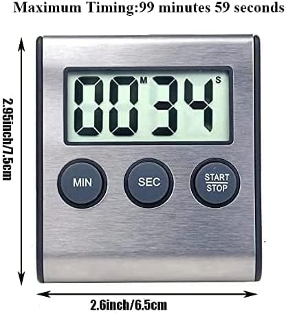 2 Pack Digital Magnetic Countdown Timer