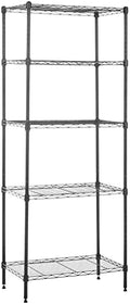 Amazon Basics 5-Shelf Multipurpose Adjustable Steel Garage Shelving Unit