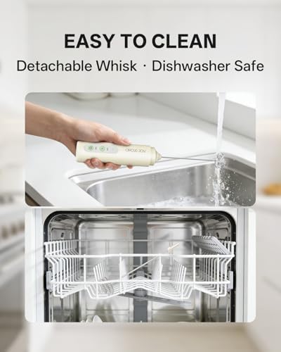 CIRCLE JOY Rechargeable 2-Speed Milk Frother