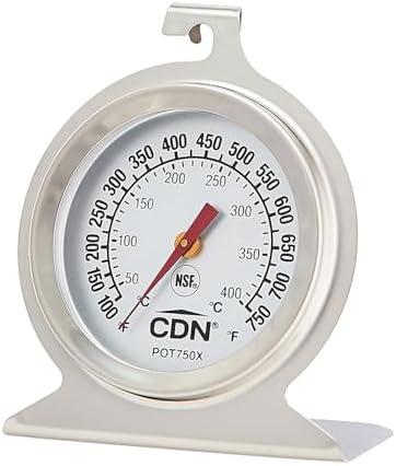 CDN High Heat Oven Thermometer | ProAccurate® | NSF Certified | 100-750°F Range