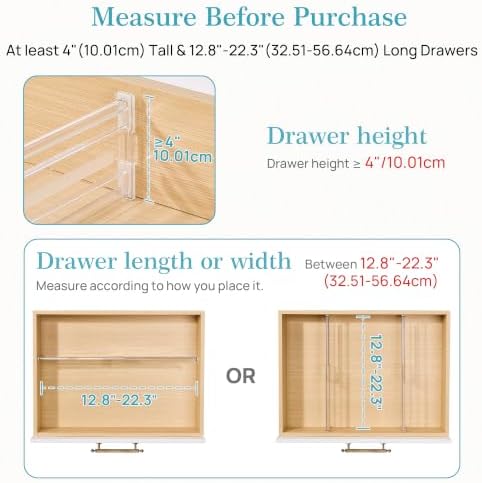 Vtopmart 4" Regular Upgrade Drawer Divider