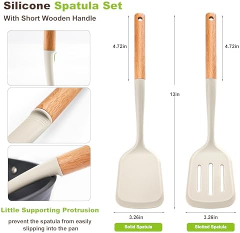 Pack of 2 Silicone Spatula Set