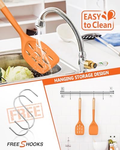 Badiano Silicone Spatula, Non Stick Turner
