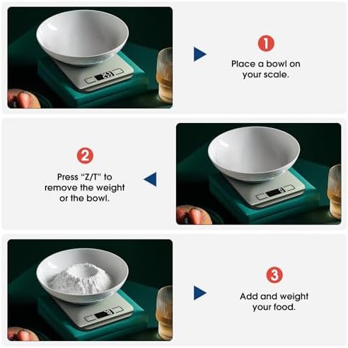 Mik-Nana Food Scale, 22lb Digital Kitchen Scale Weight Grams and Ounces