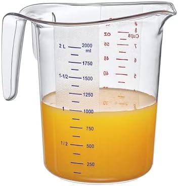 Amazing Abby - Melissa - 64-Ounce Plastic Measuring Pitcher, 8-Cup Food-Grade