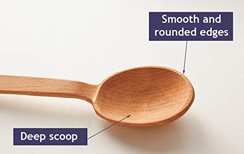 ECOSALL 18" Heavy Duty Large Wooden Spoon