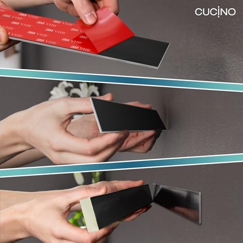 Magnetic Knife Holder for wall, includes self-adhesive tape, extra strong for