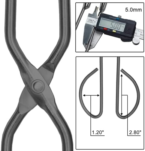 HINMAY 10" 13" Stainless Steel Kitchen Scissor Tongs
