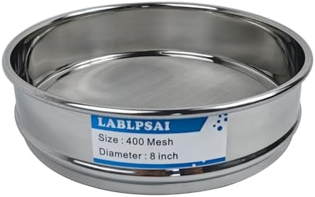 400 Mesh Lab Sieves 8" Diameter 304 Stainless Steel Wire Cloth Test Sieve