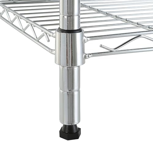 Amazon Basics 5-Shelf Tower Adjustable Storage Shelving Unit, 150 lbs Per Shelf