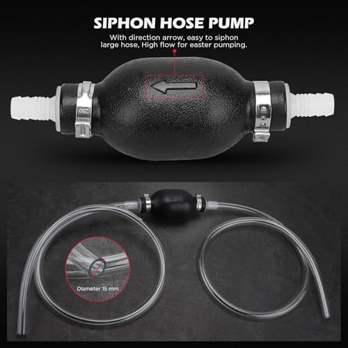 22-Piece No-Spill Coolant Filling Funnel Kit and Siphon Hose Pump, Radiator