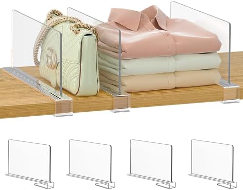 Small Shelf dividers Closet Organizers: 6-inch
