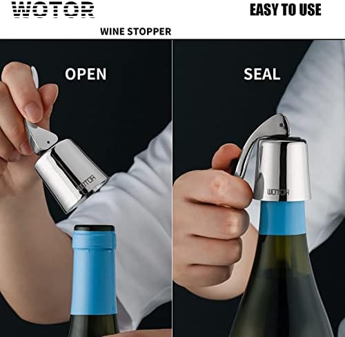 WOTOR Stainless Steel Wine Bottle Stoppers