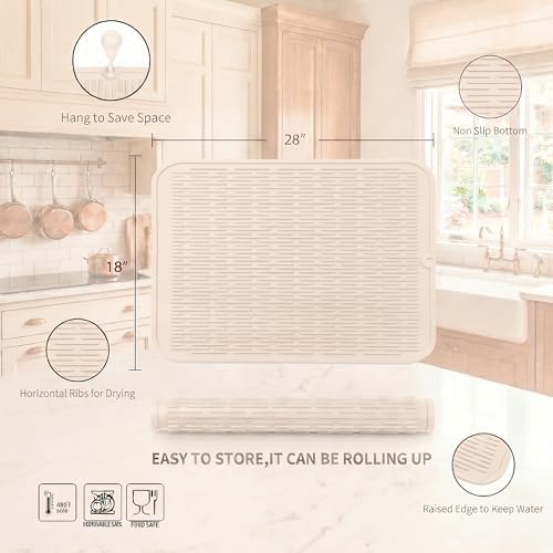 MicoYang Silicone Dish Drying Mat