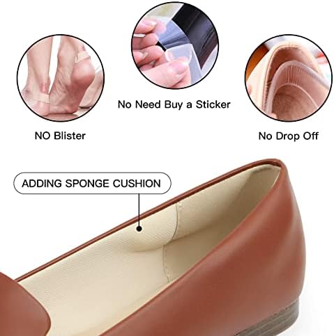 MUSSHOE Flats for Women Pointed Toe-Comfortable Business Casual Work Shoes