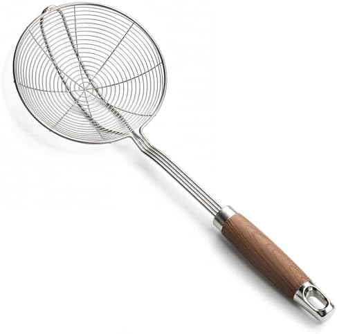 YFWOOD Spider Strainer Skimmer, Slotted Spoon