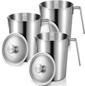 3 Pcs 32 oz Stainless Steel Pitcher