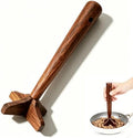 Wooden Meat Chopper for Ground Beef, Heat Resistant Hamburger Chopper,