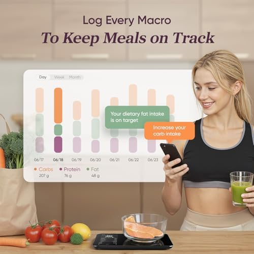 Cosori Smart Food Scale with Nutritional Calculator, USB Rechargeable