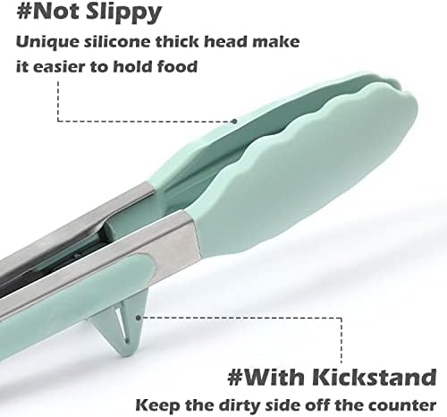 9" Kitchen Tongs for cooking