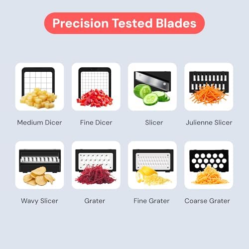 Fullstar Pro XL Vegetable Chopper & Mandoline Slicer, 11-in-1 Kitchen Tool