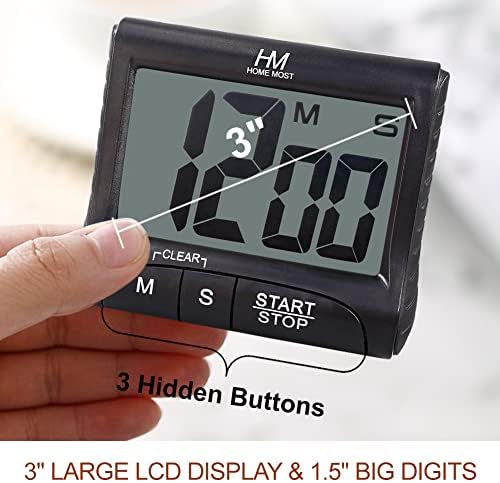 2-Pack Large Display Kitchen Timer